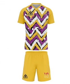 FOOTBALL Summa Drive Sublimation Soccer Kits Yellow Orange