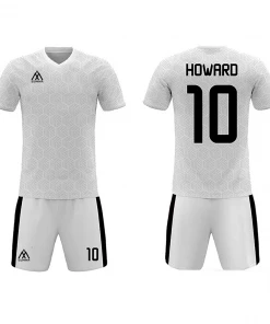 FOOTBALL Summa Drive Retro Design Polyester Soccer Jersey White