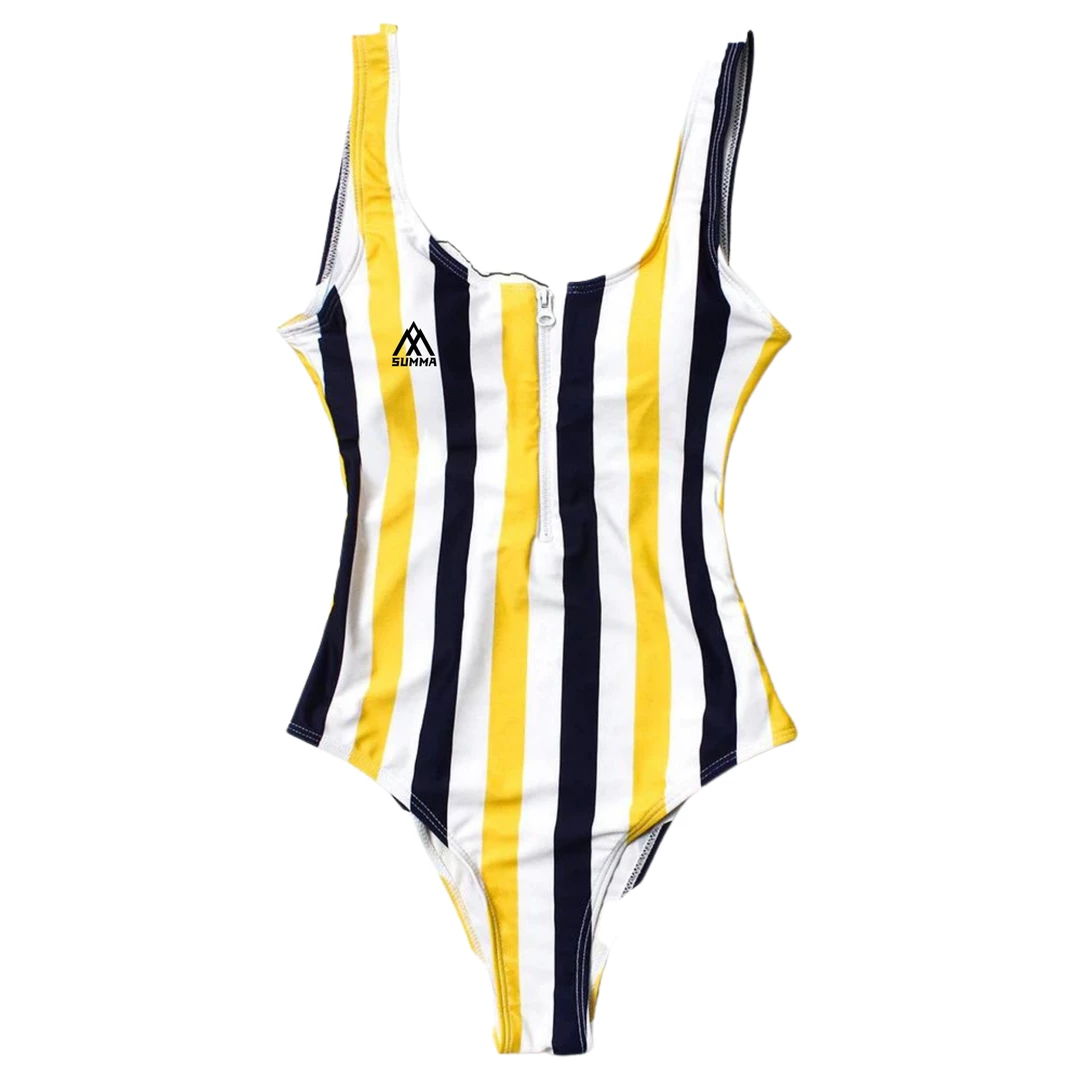 Summa Store Striped Print Swimwear (Plus Available) 3 Summa Store Striped Print Swimwear (Plus Available)