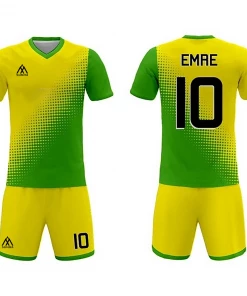 Summa Drive Quick-Dry Polyester Field Football Jersey Uniform Yellow/Green 7 Summa Drive Quick-Dry Polyester Field Football Jersey Uniform Yellow/Green