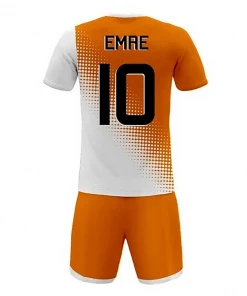 Summa Drive Quick-Dry Polyester Field Football Jersey Uniform Orange/White