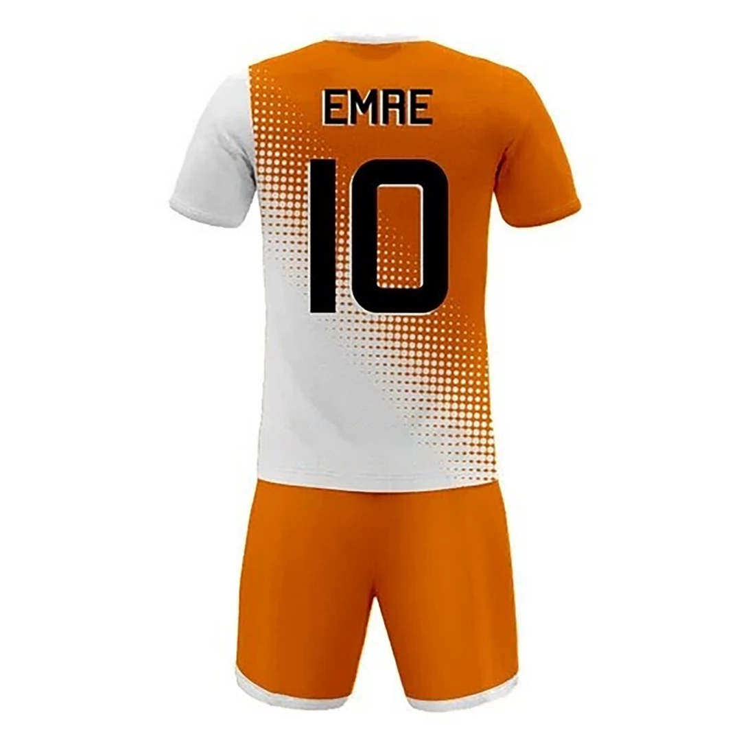 Summa Drive Quick-Dry Polyester Field Football Jersey Uniform Orange/White 4 Summa Drive Quick-Dry Polyester Field Football Jersey Uniform Orange/White