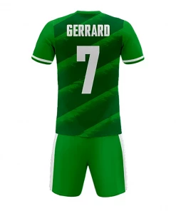 Summa Drive Polyester Mesh Material Sublimation Soccer Jersey Uniform Dark Green/Green