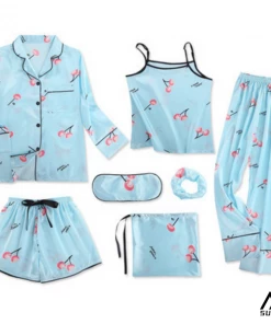 Summa Store Women's Clothing Summa Next Hot Selling Floral Print Top And Pants Pajamas Sleepwear For Women 15 Summa Store Women's Clothing Summa Next Hot Selling Floral Print Top And Pants Pajamas Sleepwear For Women