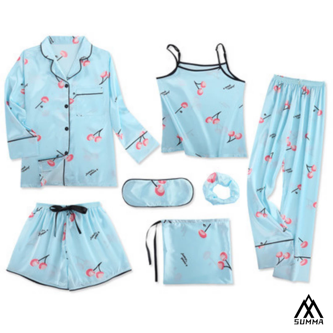 Summa Store Women's Clothing Summa Next Hot Selling Floral Print Top And Pants Pajamas Sleepwear For Women 9 Summa Store Women's Clothing Summa Next Hot Selling Floral Print Top And Pants Pajamas Sleepwear For Women