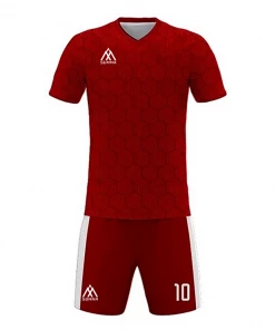 Summa Drive Retro Design Polyester Soccer Jersey Red FOOTBALL