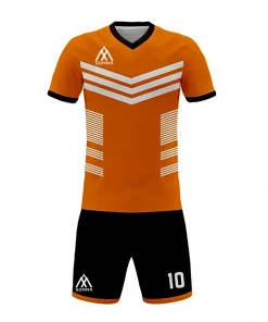 Summa Drive Sports Jersey Sublimation Football Uniform Orange/White/Black
