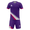 Summa Drive Men's Soccer Stripe Jersey Dry Fit Violet/White With Pink FOOTBALL