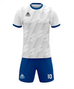 Summa Drive Soccer Jersey Uniform Sportswear Sublimation Football Jersey White/Blue