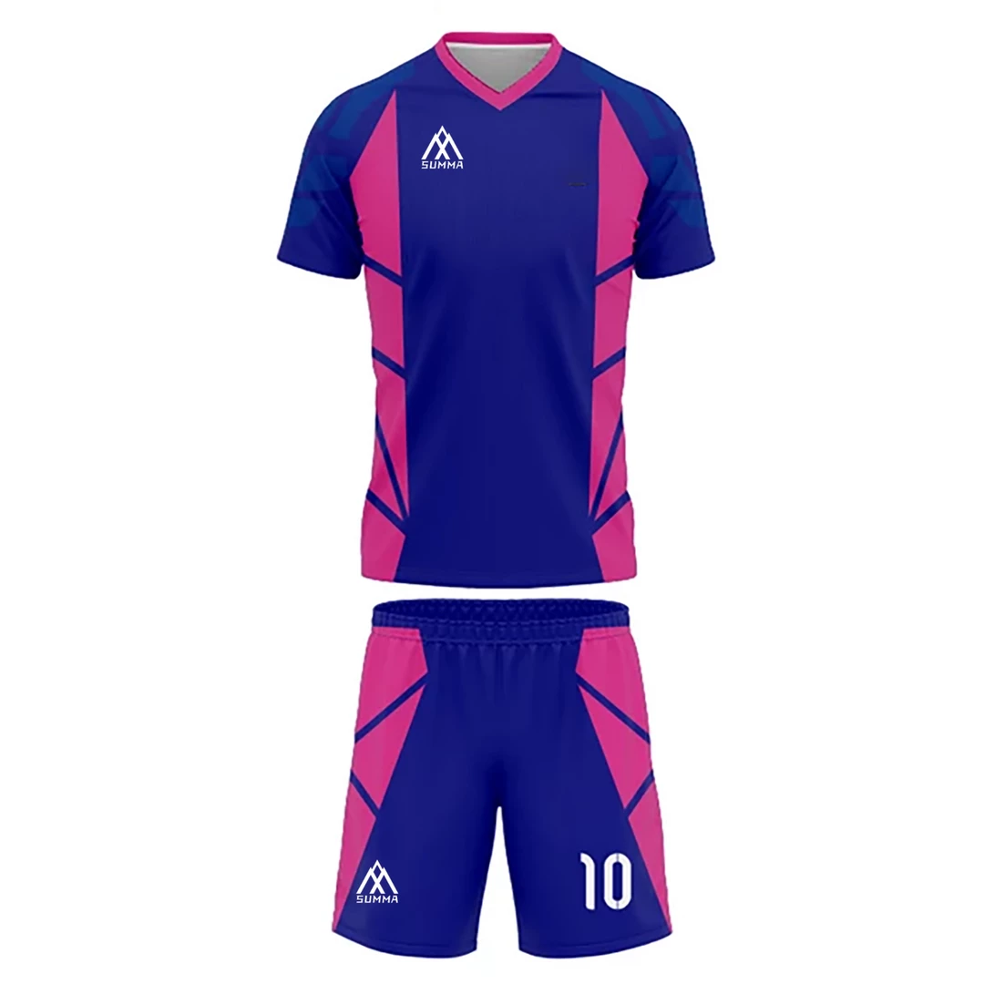 Summa Drive Polyester Soccer Kit Blue/Pink FOOTBALL 3 Summa Drive Polyester Soccer Kit Blue/Pink FOOTBALL