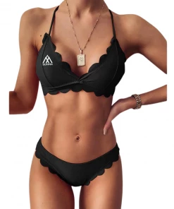 Summa Store Summa Sun - High Waist Bikini Cross Swimwear Women's Clothing