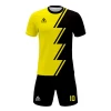 FOOTBALL Summa Drive New Design Sublimation Printing Soccer Jersey Uniform Soccer Kits Yellow/Black