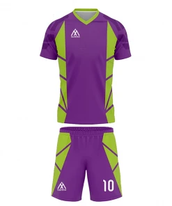 Summa Drive Polyester Soccer Kit Violet/Green FOOTBALL
