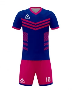 Summa Drive Sports Jersey Sublimation Football Uniform Blue/Pink