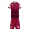 Summa Drive Polyester Short Sleeve Men Sets Football Uniform Red/Maroon With White 2 Summa Drive Polyester Short Sleeve Men Sets Football Uniform Red/Maroon With White