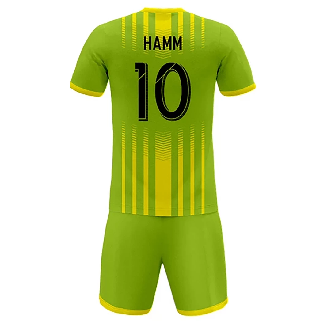 Summa Drive Men's Sublimation Football Jersey Set Green And Yellow 4 Summa Drive Men's Sublimation Football Jersey Set Green And Yellow