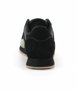 Summa Run Patent Leather Nylon Men Running Sneakers Shoes