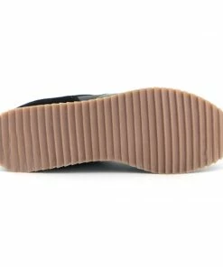 Summa Run Patent Leather Nylon Men Running Sneakers Shoes